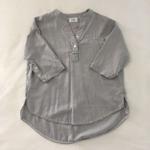 Cropped Striped Blouse